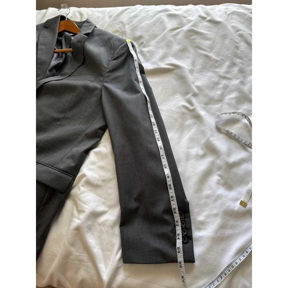 Ralph Ralph Lauren Mens 44R Grey Wool Micro‎ Stripe Blazer Sport Coat Canada